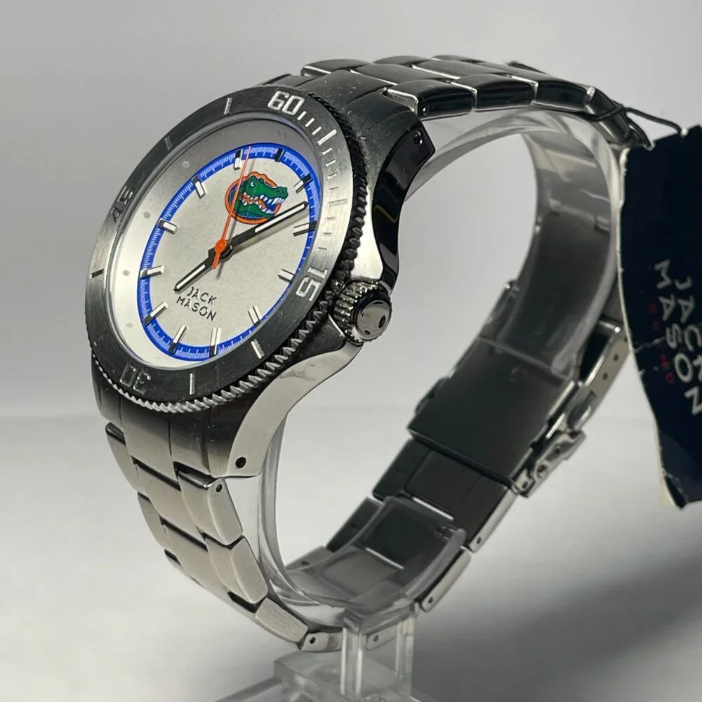 Florida Gators OFFICIAL NCAA Stainless-Steel Watch by Jack Mason !!!NEW!!!